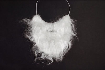 Fausse barbe blanche de déguisement — expression nom d'une barbe