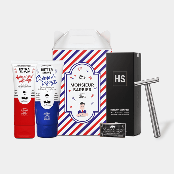 安全剃须盒 - THE HENSON BARBIER BOX。