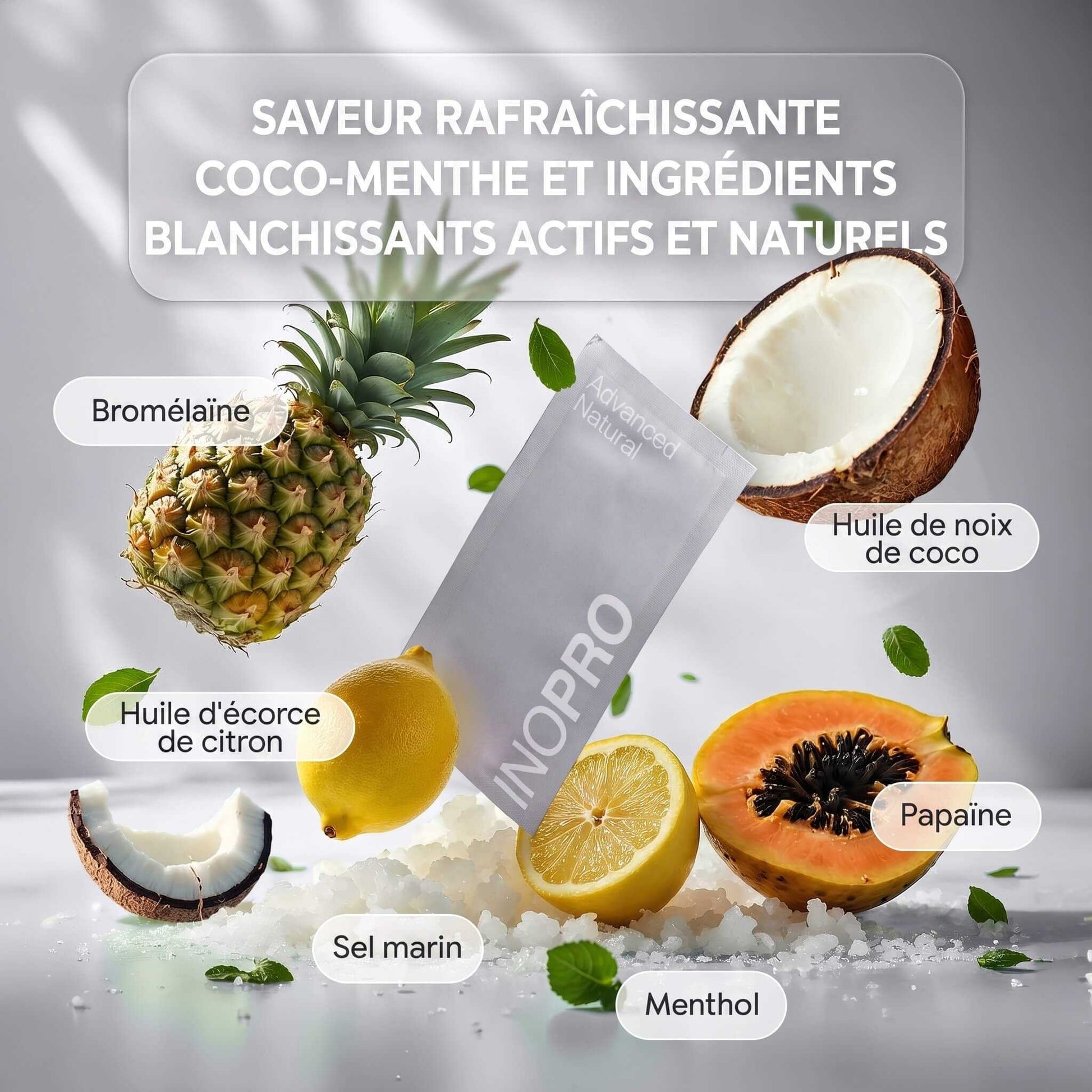 Bandes de blanchiment dentaire - INOPRO - 28 bandes