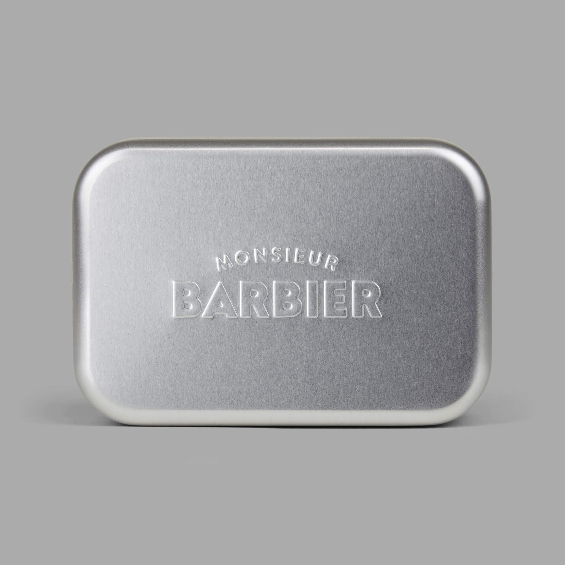 Boîte à savon SOAP & GO de Monsieur BARBIER - photo de la boîte à savon prise de face