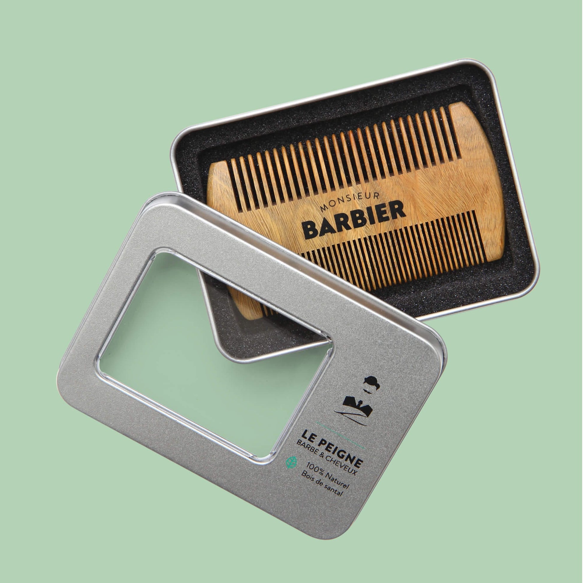 Barber Marmara Comb No.034 - Peigne double face pour cheveux et barbe