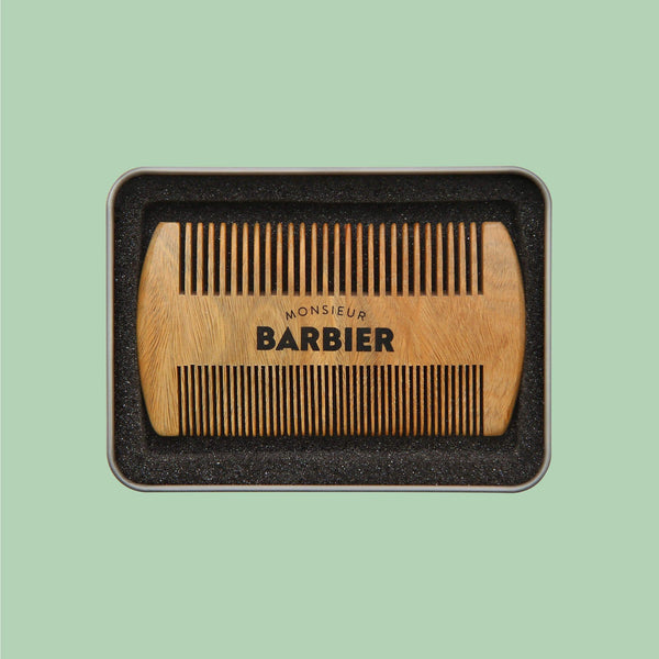 Monsieur BARBIER 男士胡须和头发双面梳 - 采用泡沫塑料盒
